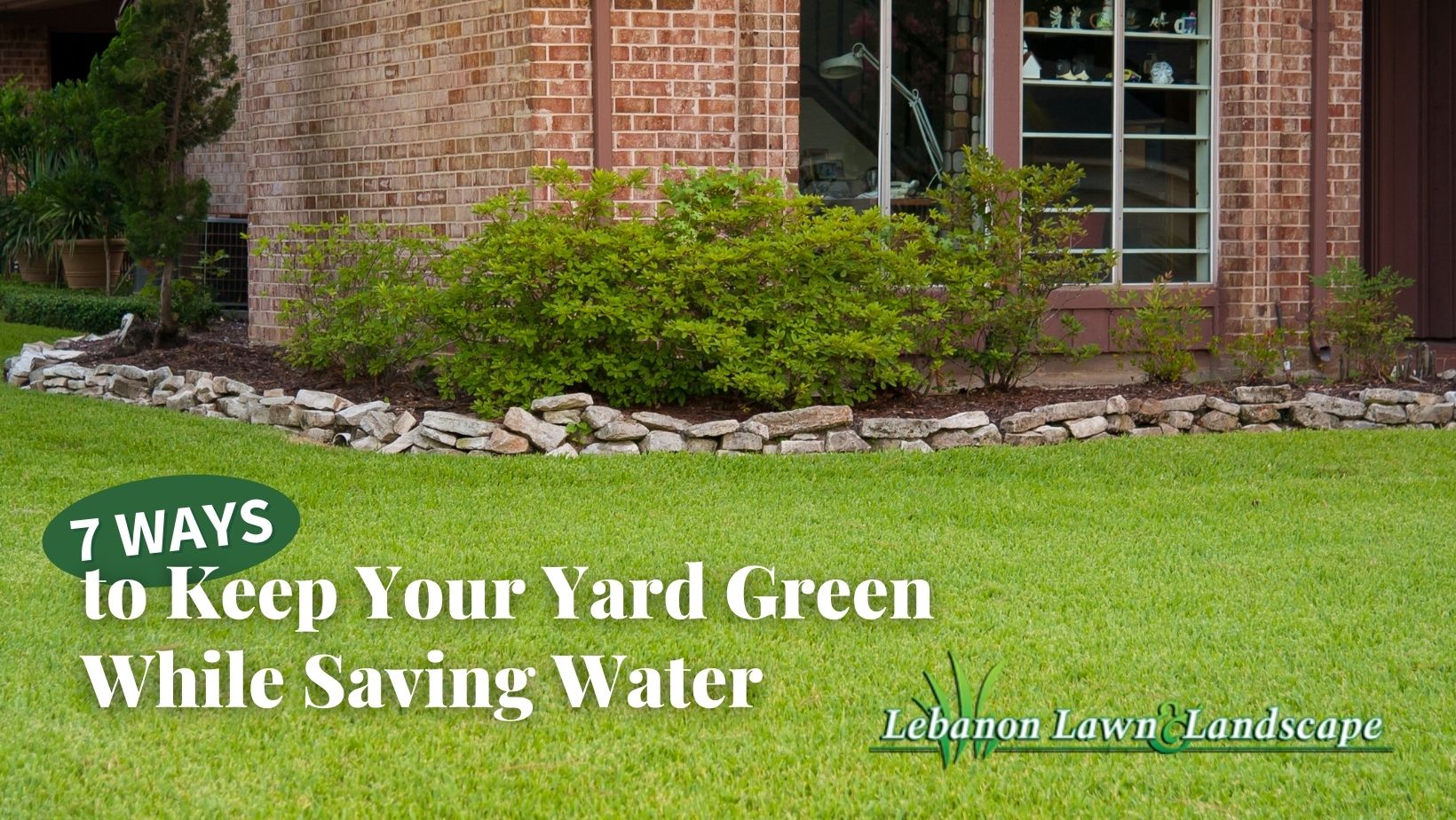 A house with nice green yard